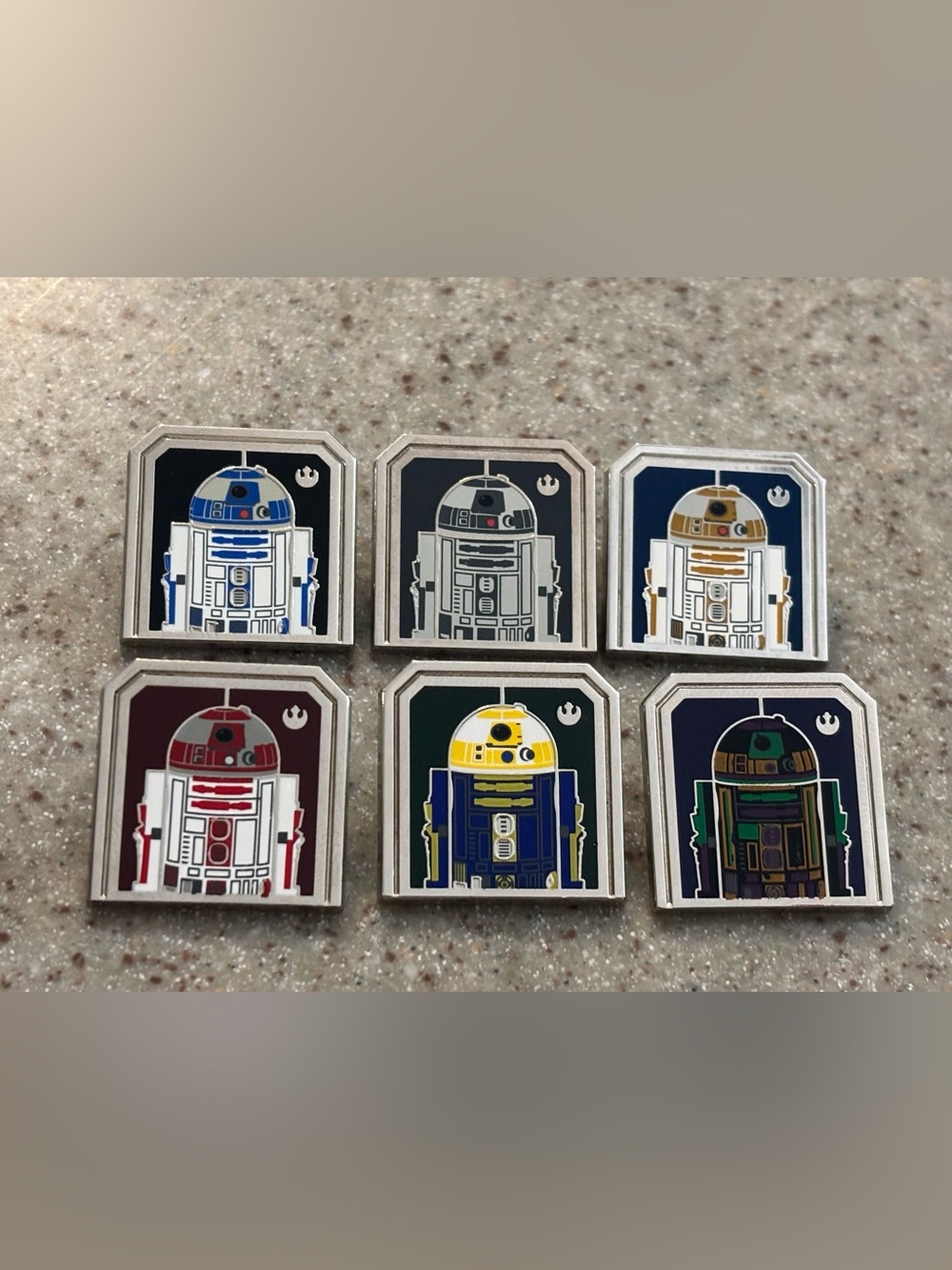 2024 Disney Star Wars Droids Hidden Disney Pin Set ~ Full set INCLUDING CHASER!!